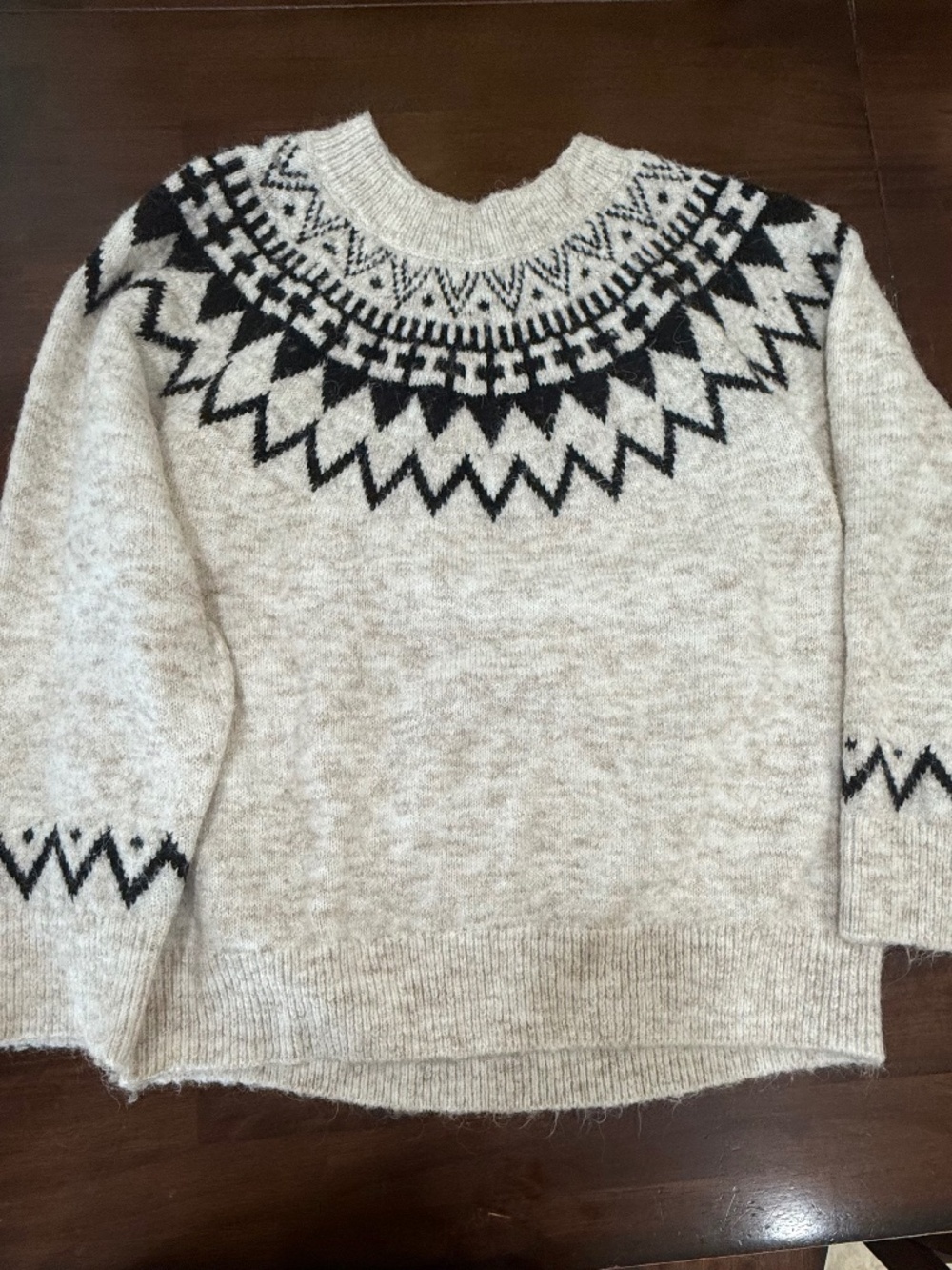 Na-kd clothing fair isle sweater